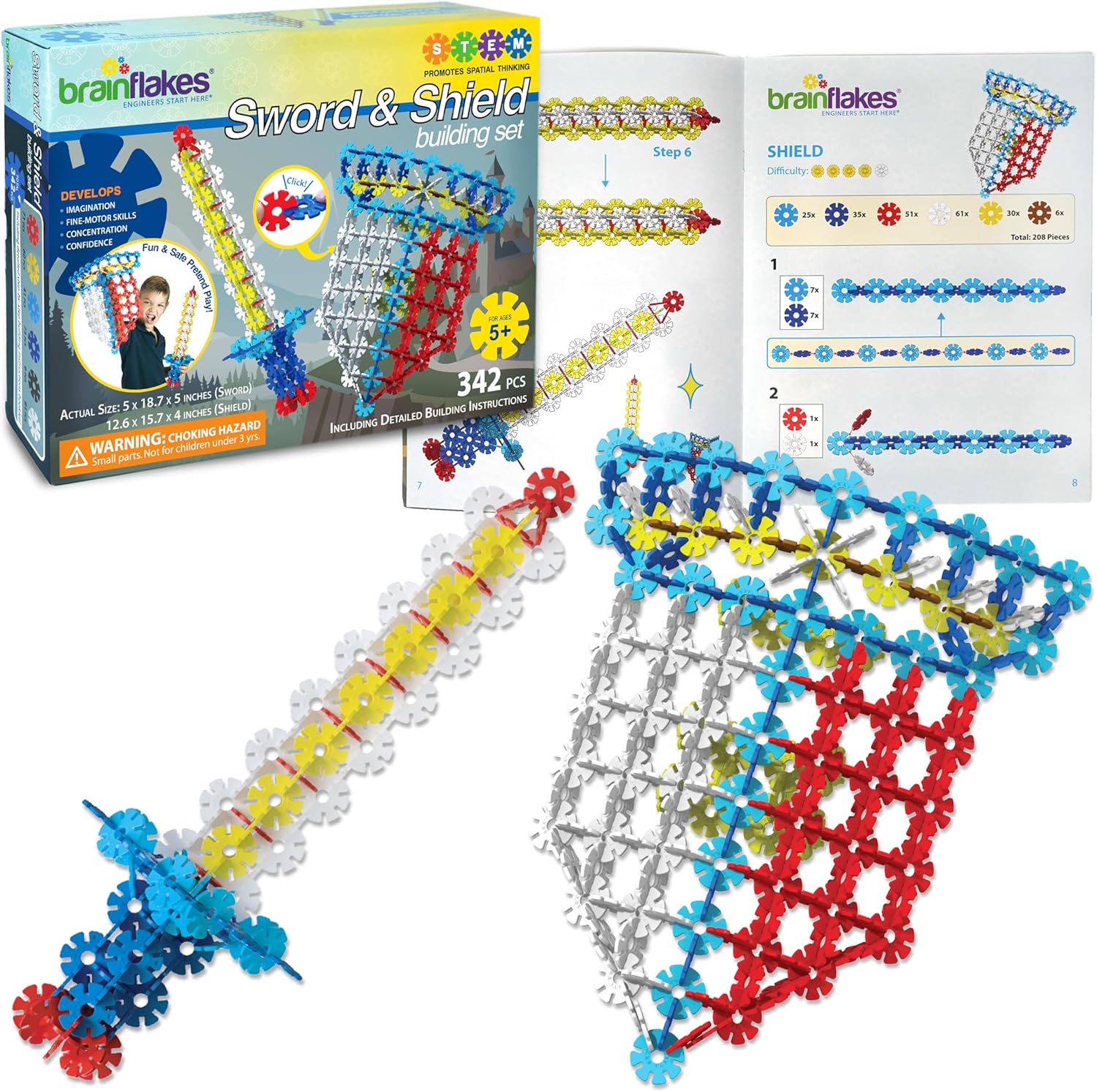 Brain Flakes Sword & Shield Set